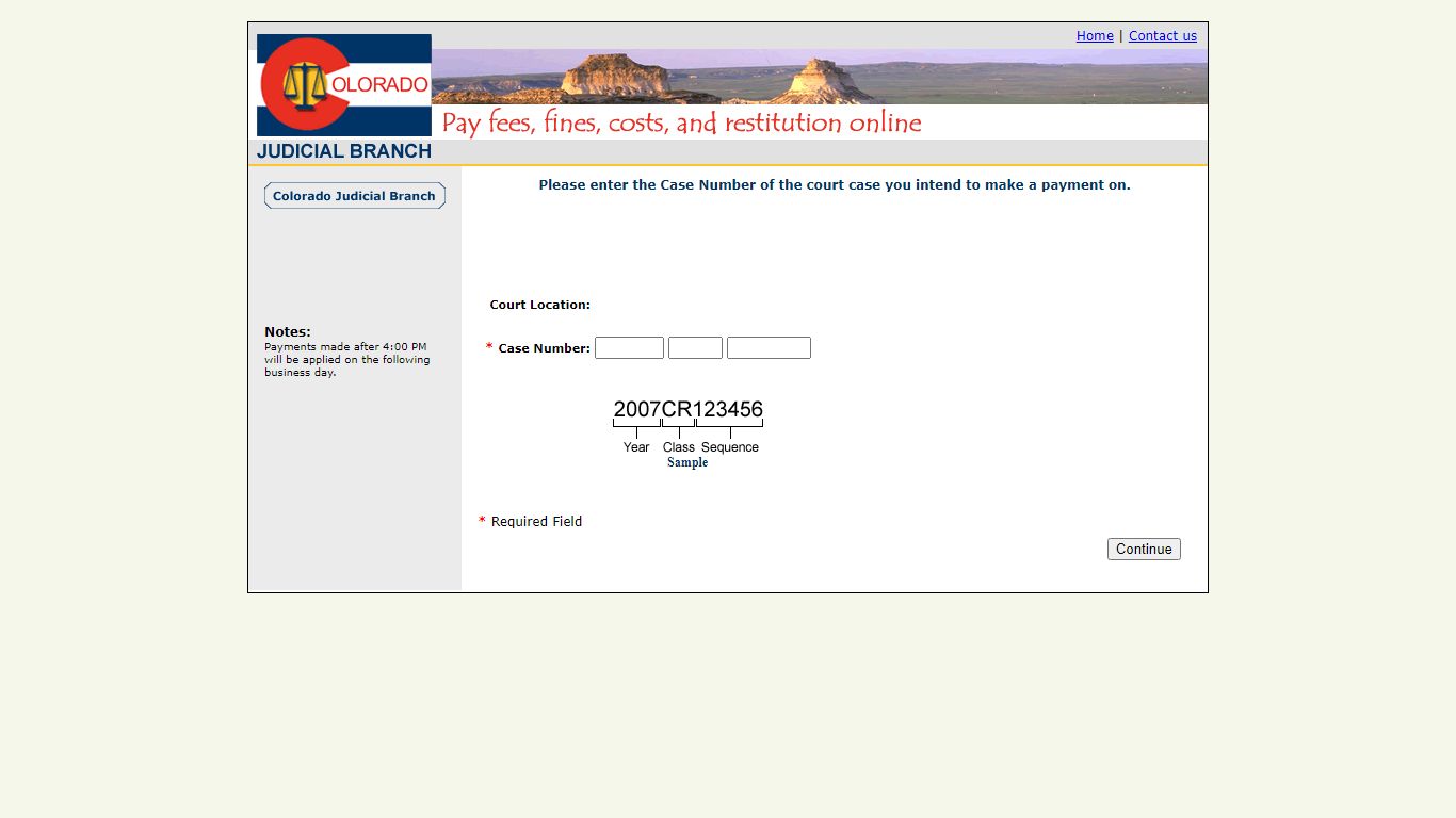 Colorado Judicial Online Payment - its.courts.state.co.us